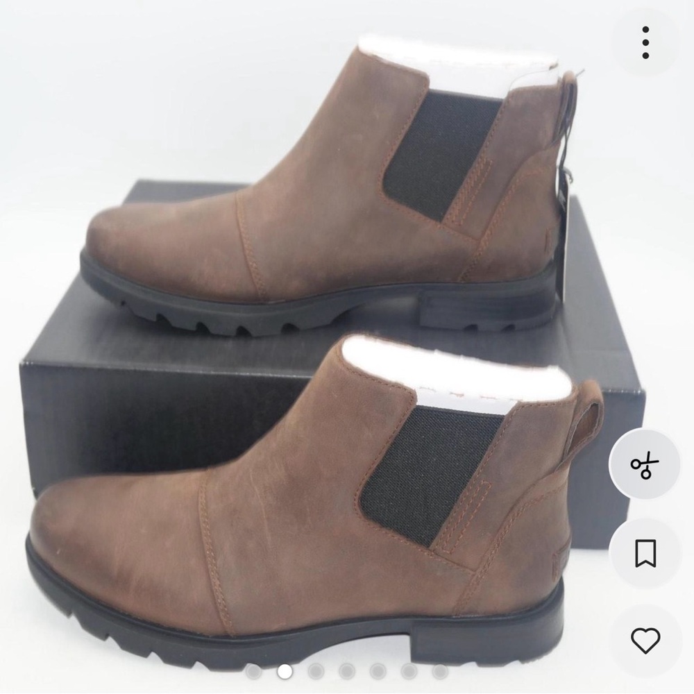 Sorel Women’s Dark Brown Chelsea Boots